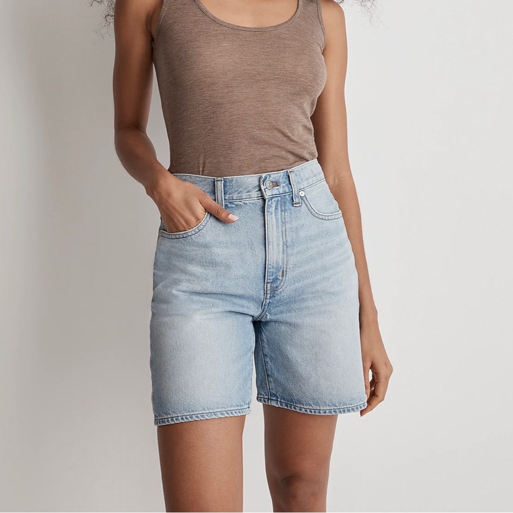 Madewell baggy Jean shorts - Bessemund wash